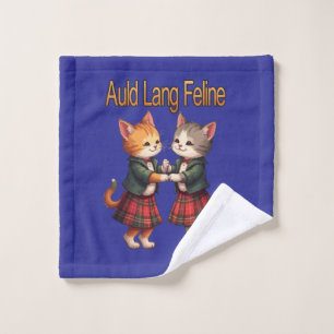 Chats orange félins dansant à la ceilidh d'Auld La