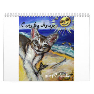 Chats par le calendrier d'Angie 2011