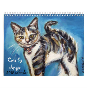 Chats par le calendrier d'Angie 2012