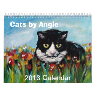 Chats par le calendrier d'Angie 2013