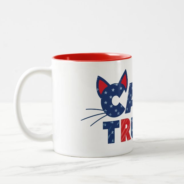Chats pour Trump Coffee Mug 2024 (Gauche)