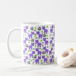 Chats pourpres Meow Mug