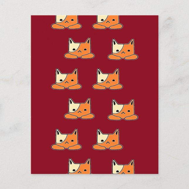 Chats sérieux sur le brun (Devant)