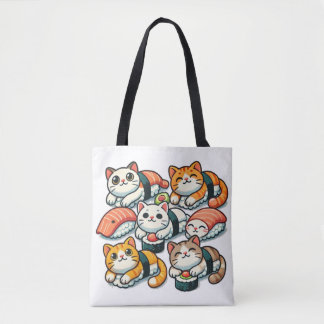 Chats Sushi design pour un Sac fourre-tout unique