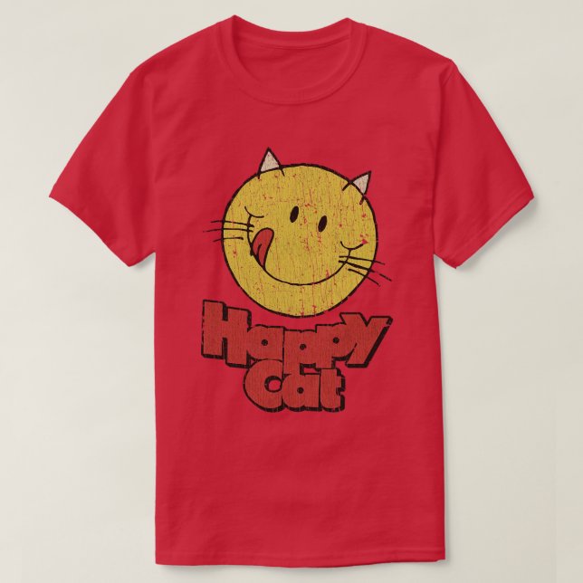 Chats TShirtHappy Chat 98 TShirt (Design devant)