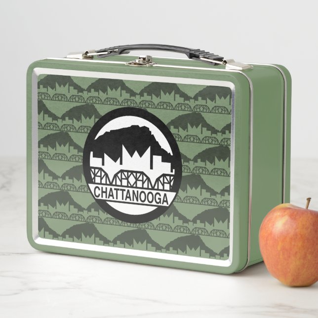 Chattanooga Tennessee Lunchbox métallique (En situation)