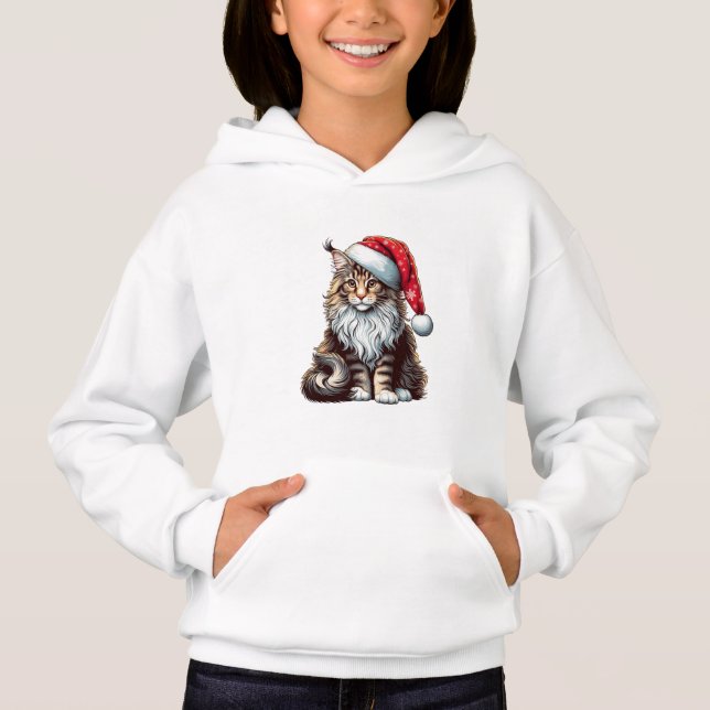 Chatte à coon du Maine de Noël, chatte à coon du M (Devant)