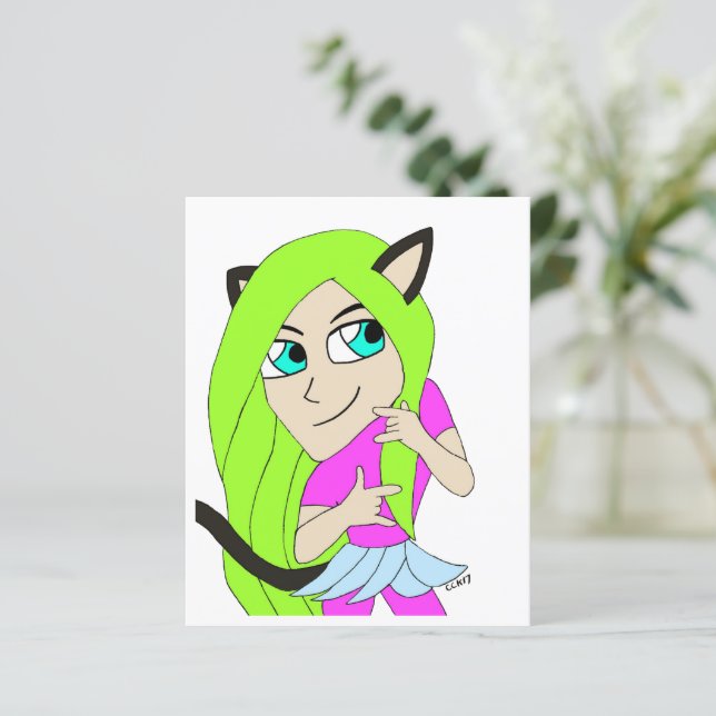 chatte chibi  (Debout devant)