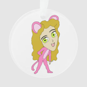 chatte rose