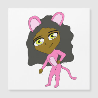 chatte rose