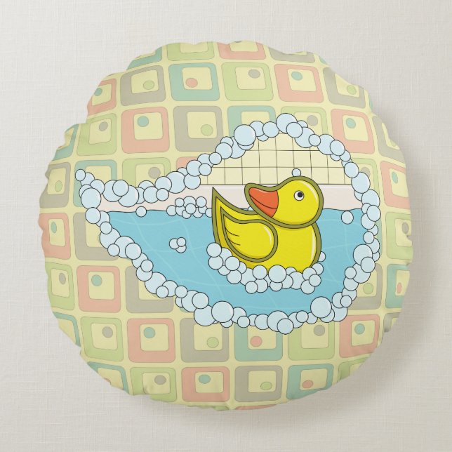 Chaucer le coussin rond en caoutchouc (Devant)