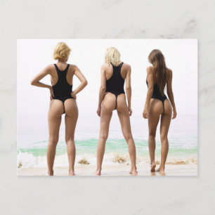 CHAUD ! Carte postale des filles du Bikini d'été