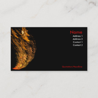 Chaud chaud chaud ! Sentez les cartes de visite de