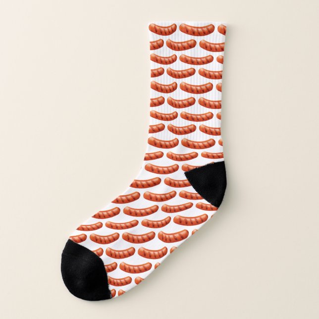 Chaud Drôle Chien Porc Chaussettes De Novelté Pour (Droite intérieur)