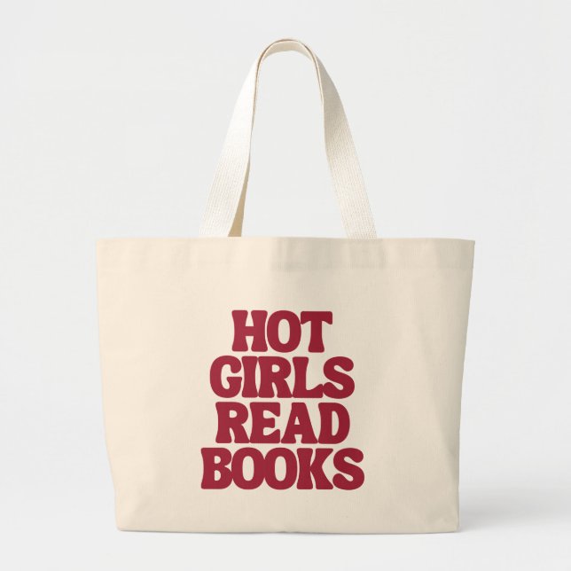 CHAUD FILLES LIRE LIVRES - Jumbo Sac fourre-tout ❤ (Devant)