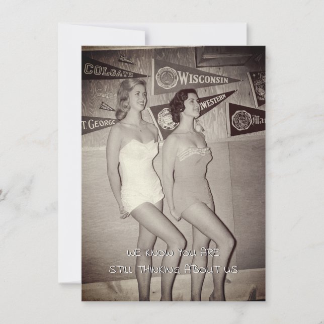 CHAUD JEUNE COLLÈGE FEMMES PHOTO VINTAGE BABES FUN (Devant)