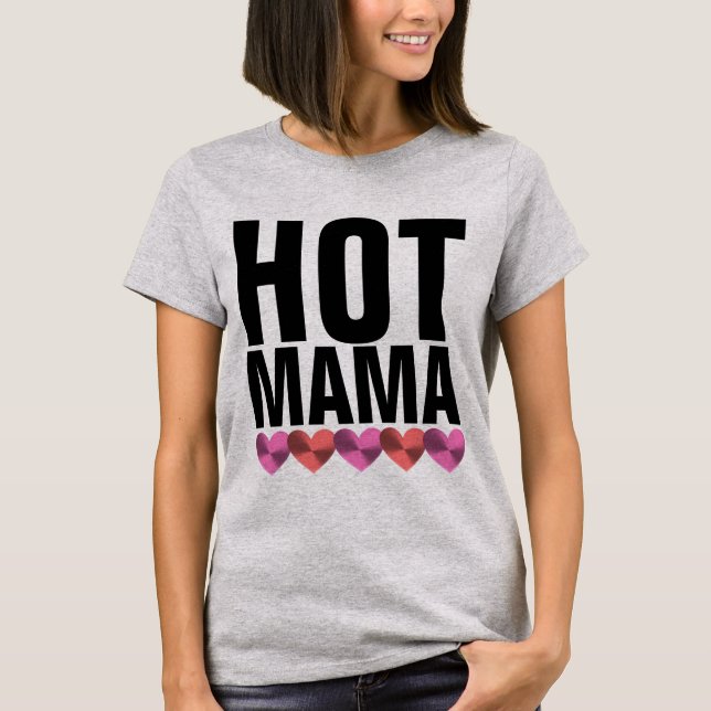CHAUD MAMA VINTAGE LADIES T-SHIRT (Devant)