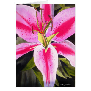 Chaud rose fleur de laine aquarelle pop art peintu