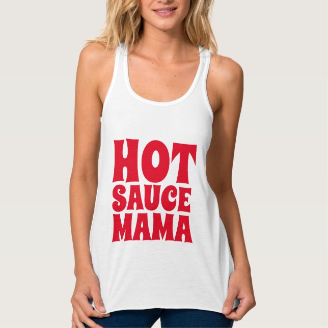CHAUD SAUCE MAMA Dames T-shirts Tee - shirts (Devant)