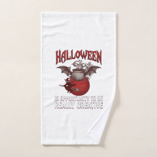 Chaudron à ailes de chauve-souris d'Halloween Sorc