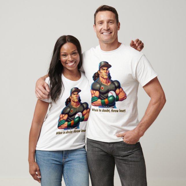 Chauffage - T-shirt Unisex Baseball (Unisexe)
