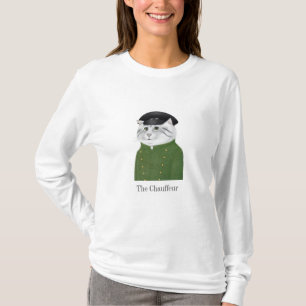 CHAUFFEUR CAT T-shirt à manches longues de base po