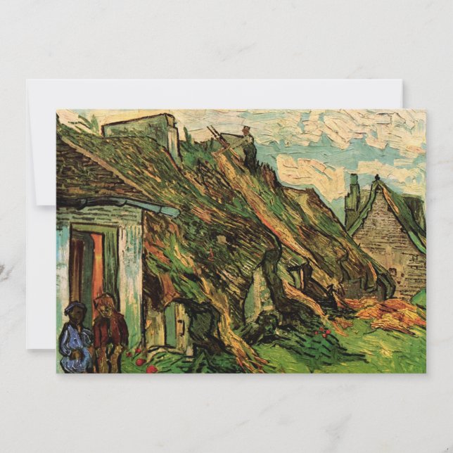 Chaumières en grès par Vincent van Gogh (Devant)