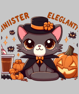 Chausie cat un Mélange Joueur de Kawaii & Hallowee