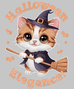 Chausie Cat's Enchanter Halloween Look