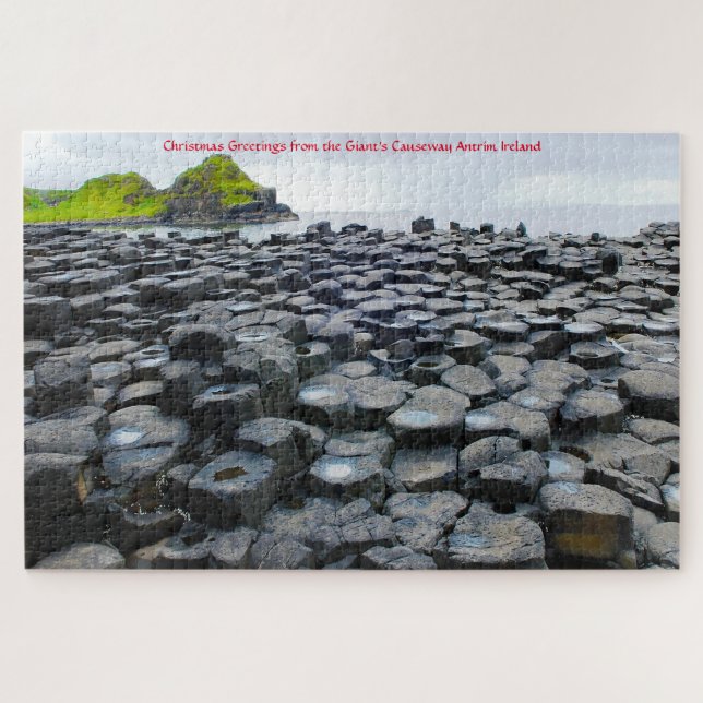 Chaussée du Géant Antrim Irlande. Puzzle (Horizontal)