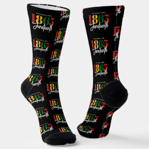 Chaussette 1865 Liberté Célébration de l'histoire noire