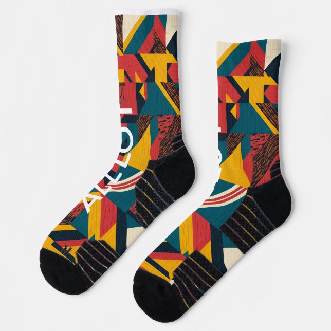 Chaussette 1st edition retro alllot socks (Gauche)
