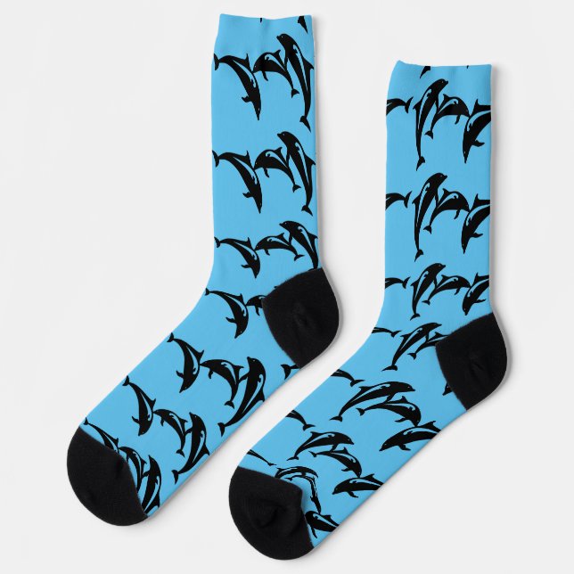 Chaussette 3 Dauphins bondissants Thunder_Cove (Gauche)