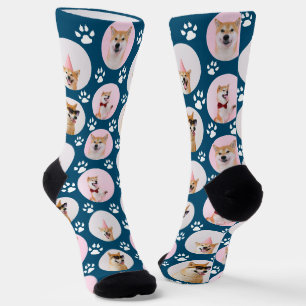 Chaussette 4 Collage photo Faites votre propre chien amusant