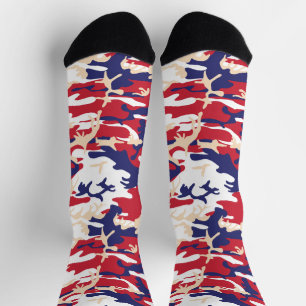 Chaussette 4 juillet, Jour de l'Indépendance, Beige de camouf