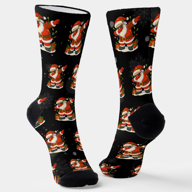 Chaussette 67 Meme Six Seven Bruh Drôle de Noël 6 7 (Angulaire)