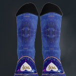 Chaussette 9e anniversaire de Lapis<br><div class="desc">C'est leur 9e anniversaire de mariage ? Ce n'est pas amusant à donner ; un emblème cardiaque classique sur des chaussettes couleur lapis lazuli pour marquer leur jalon.</div>