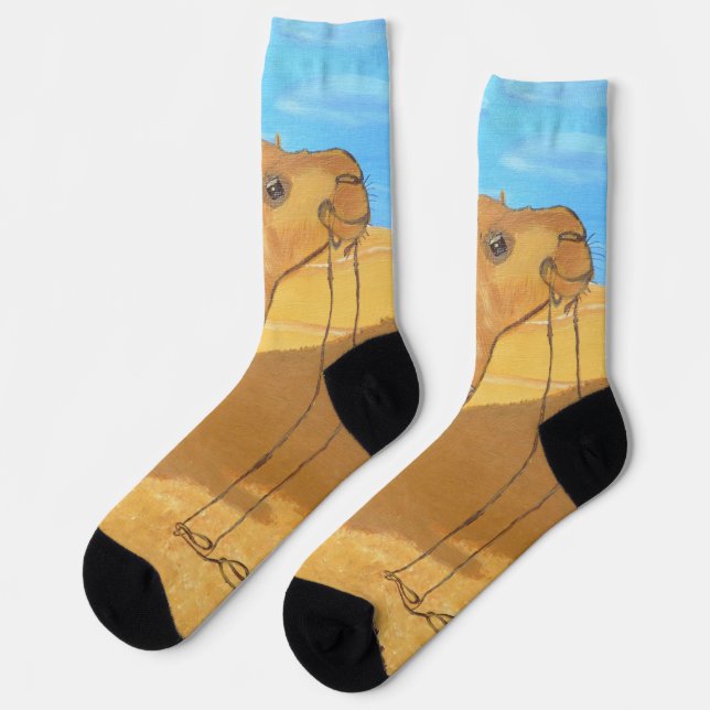 Chaussette A camel socks  (Gauche)