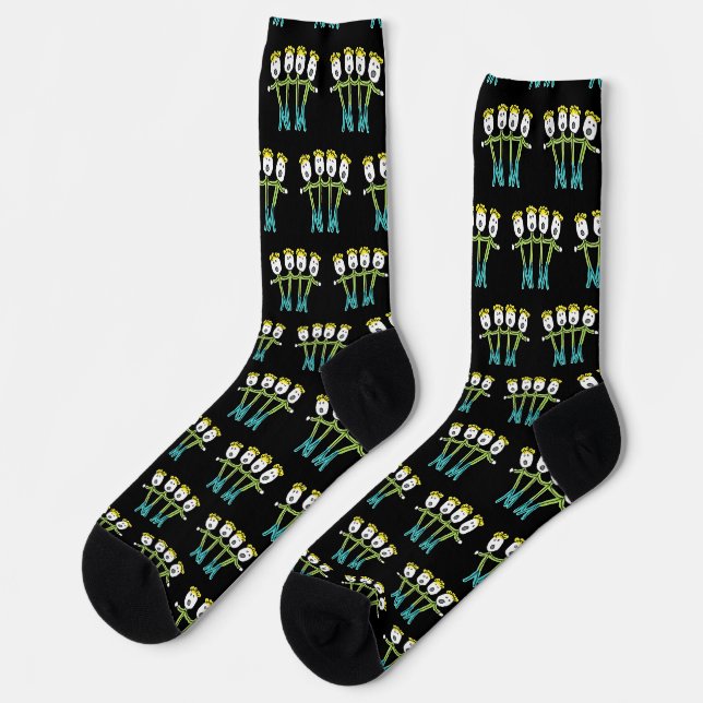 Chaussette A Cappella Stickmen (Gauche)