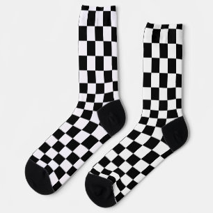 Chaussette à damiers Chaussettes d'équipage
