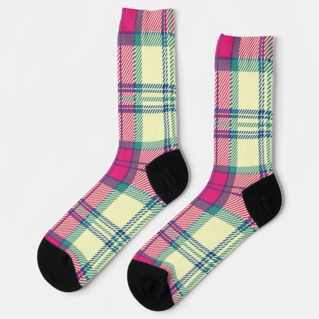 Chaussette à damiers motif (Gauche)