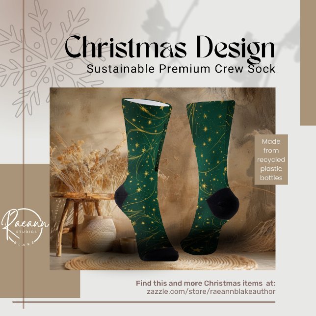 Chaussette à équipage premium durable avec design  (Créateur téléchargé)