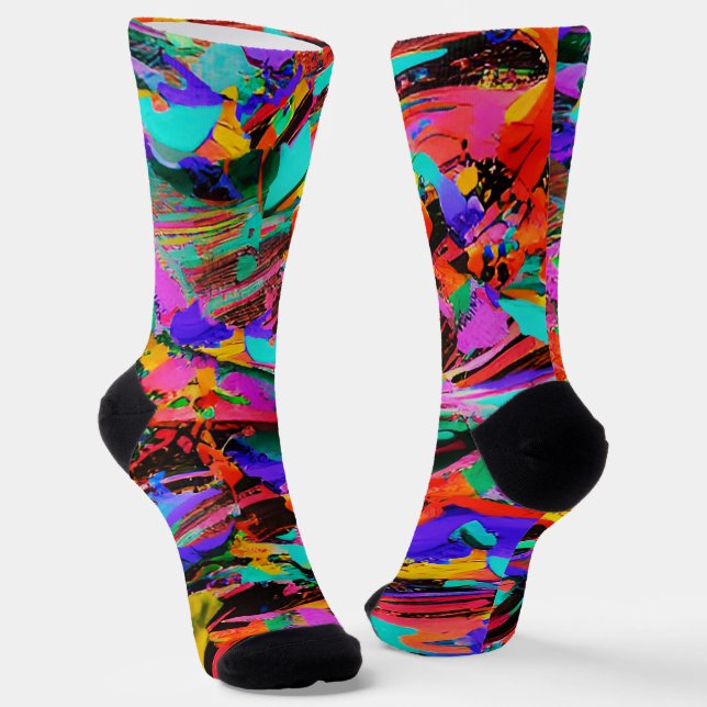 Chaussette à équipage premium durable personnalisé (Angulaire)