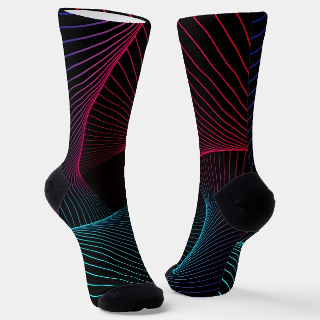 Chaussette -[À travers la grille]- Chaussettes  (Angulaire)