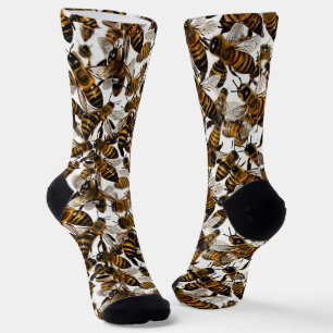 Chaussette Abeilles Jaunes
