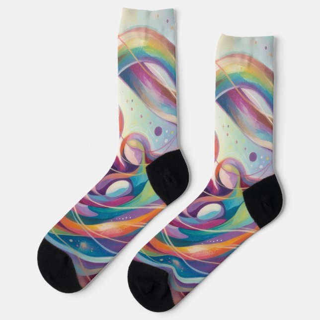 Chaussette Abstrait (Gauche)