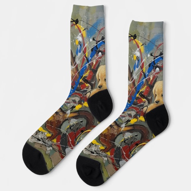 Chaussette Abstrait (Gauche)