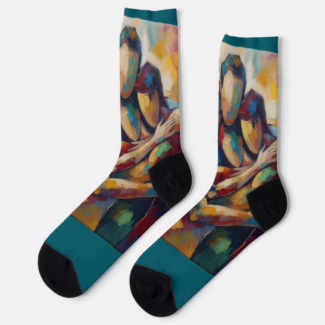 Chaussette Abstrait (Gauche)