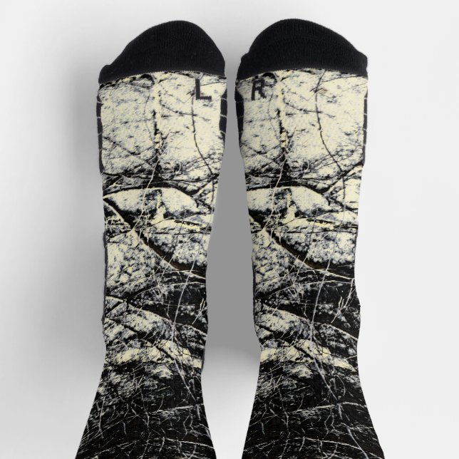 Chaussette Abstrait grunge (Haut)