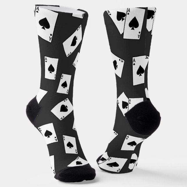 Chaussette Ace de pique Vegas Gamer (Angulaire)